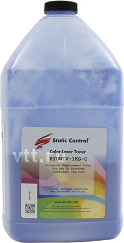 Тонер Static Control Универсальный для Kyocera FS-C5100DN/TA250ci (циан) 1 кг