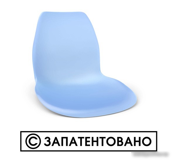 Стул Sheffilton SHT-ST29/S130 HD (голубой/черный муар)