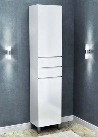 Vela Шкаф-пенал Vela Бриз 40Н2 (двери и ящики) петли левые RS633471