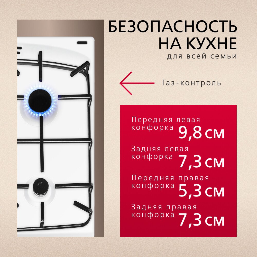 Кухонная плита Hansa FCGW510009H
