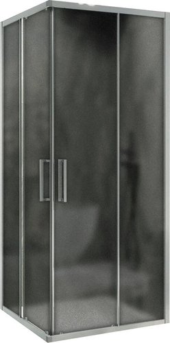 Душевой уголок MaybahGlass MGY-1329-5 (графит матовый стекло/хром матовый)