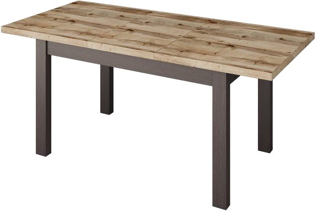 Кухонный стол Senira Кастусь 110-145x70 (береза сандал/венге)