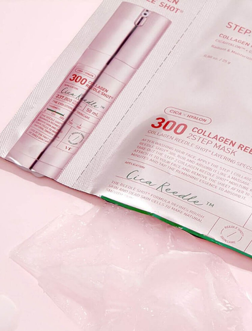 Vt Cosmetics Collagen Reedle Shot 300 2step Mask