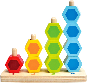 Сортер Hape Цветные соты E0504-HP