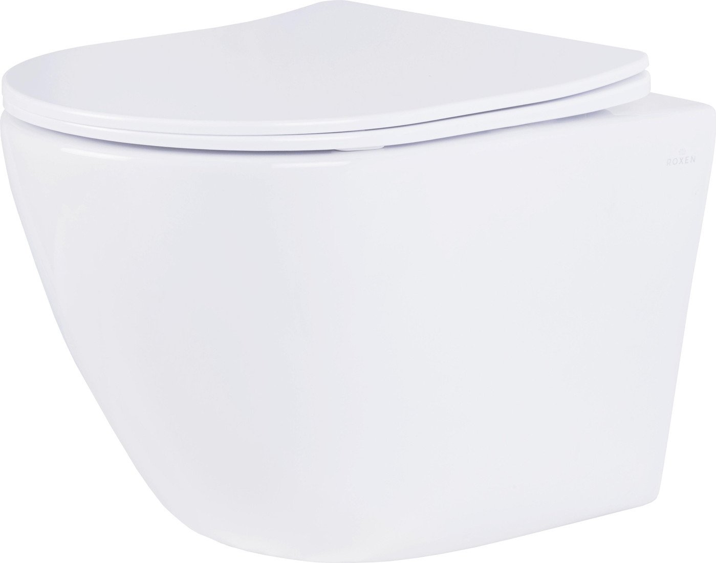 Унитаз подвесной Roxen Antares в комплекте с инсталляцией StounFix Dual Fresh 6 в 1 968010 (кнопка: золото глянцевое )