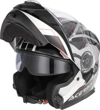 Мотошлем Acerbis Serel 22-06 0025201.314.066 (L, черный/серебристый)