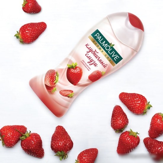 Косметика по уходу за телом Palmolive Крем-гель для душа Гурмэ SPA Клубничный смузи 250 мл