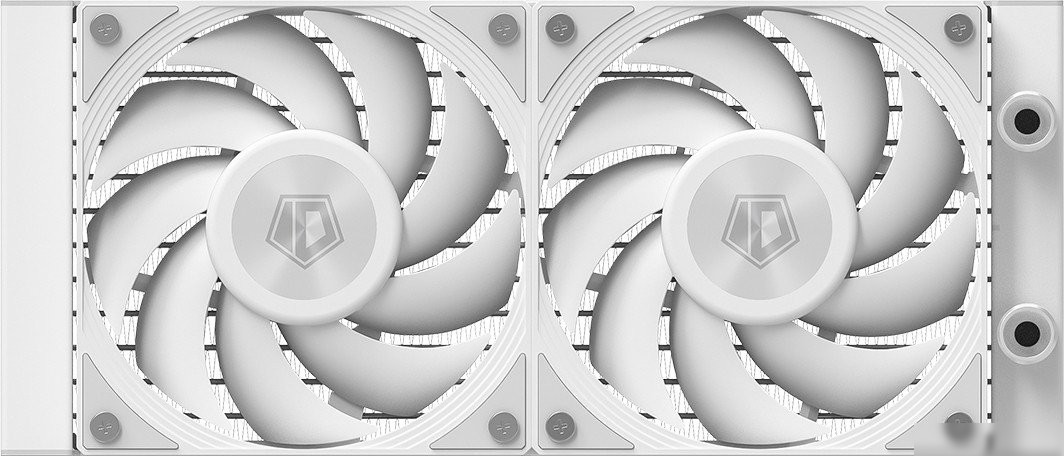 Жидкостное охлаждение для процессора ID-Cooling DX240 Max White