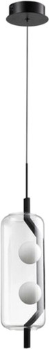 Подвесная люстра Arte Lamp Geneva A2341SP-2BK