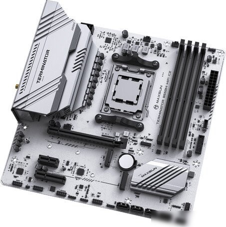 Материнская плата Maxsun Terminator B650M WiFi Ice