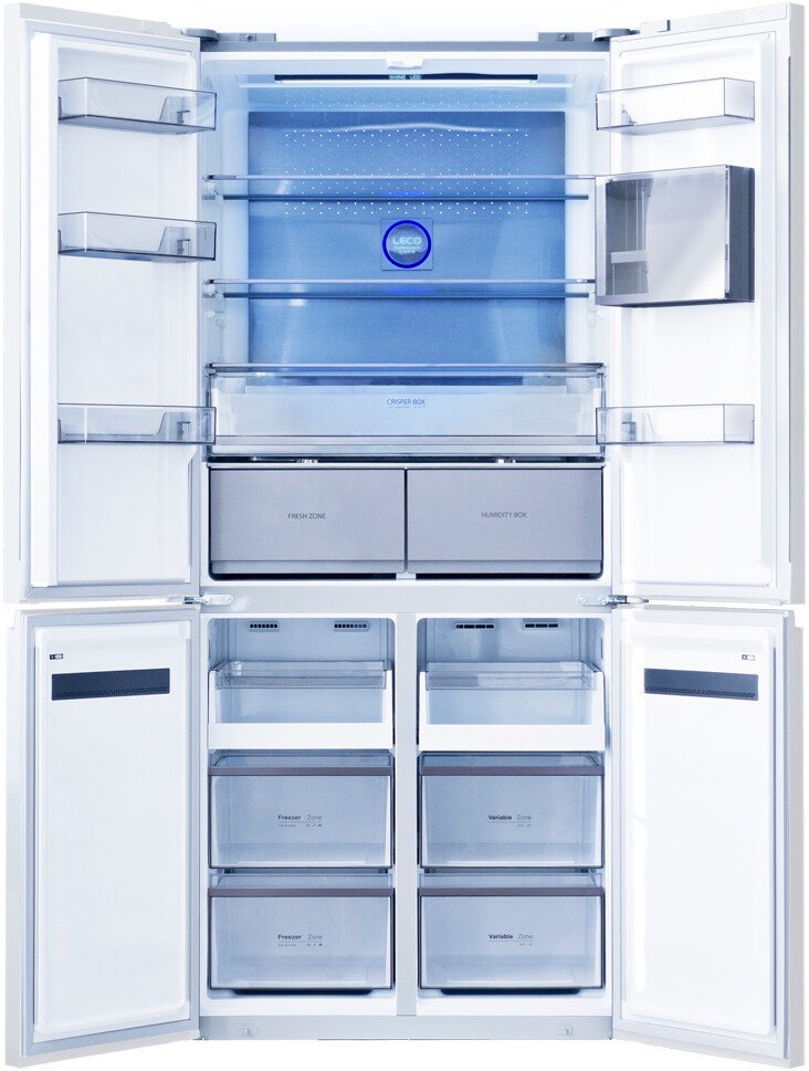 Четырёхдверный холодильник CENTEK CT-1746 White