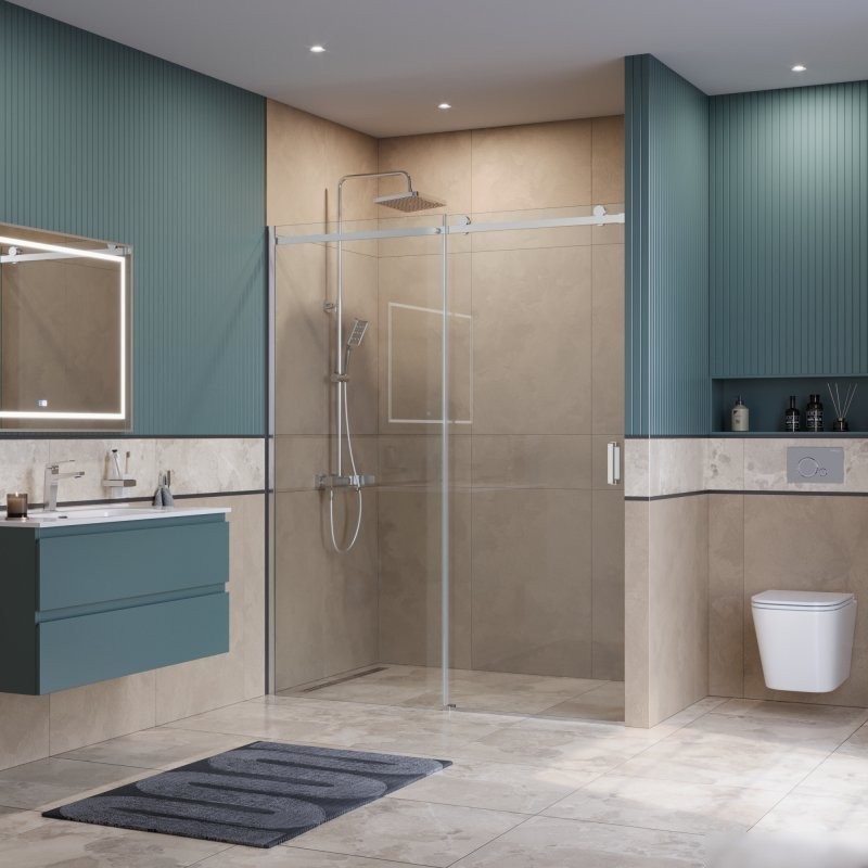 Душевая дверь BelBagno SOFT_CLOSE-2-BF-1-150-C-Cr
