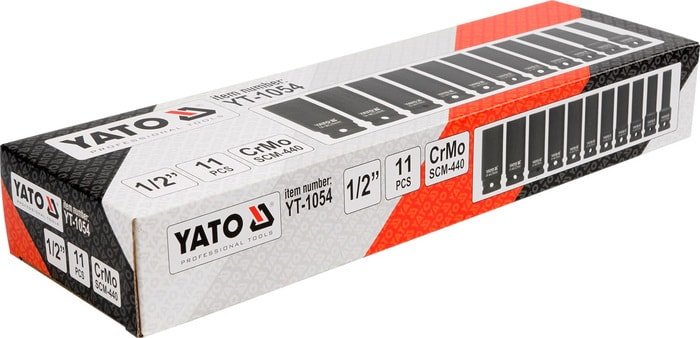 Набор торцевых головок Yato YT-1054 (11 предметов)