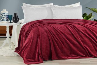 Плед Karven Super Soft Melinda Евро 200x220 Р 942 (бордовый)
