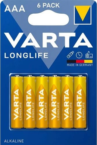 Батарейка Varta Longlife AAA V04103101426 (6 шт)