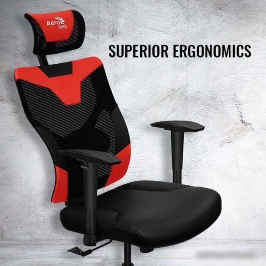 Кресло AeroCool Guardian (черный/синий)
