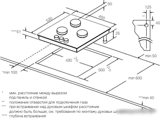Варочная панель Graude GS 45.1 SM
