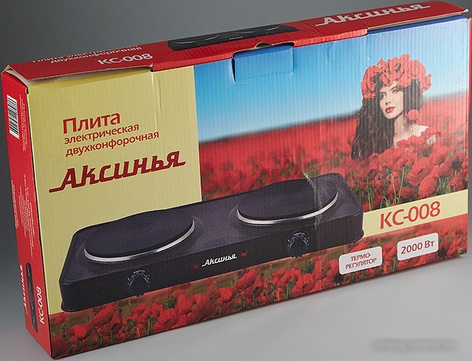 Настольная плита Аксинья КС-008 (коричневый)