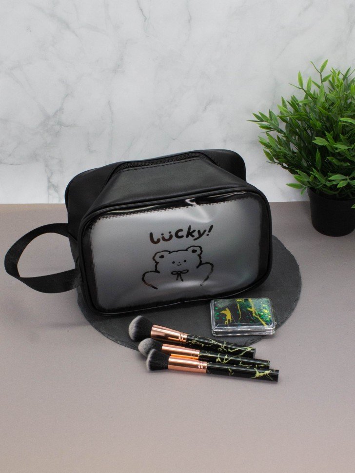 Косметичка ILikeGift Lucky bear ZT385-0017-34-01 (black)