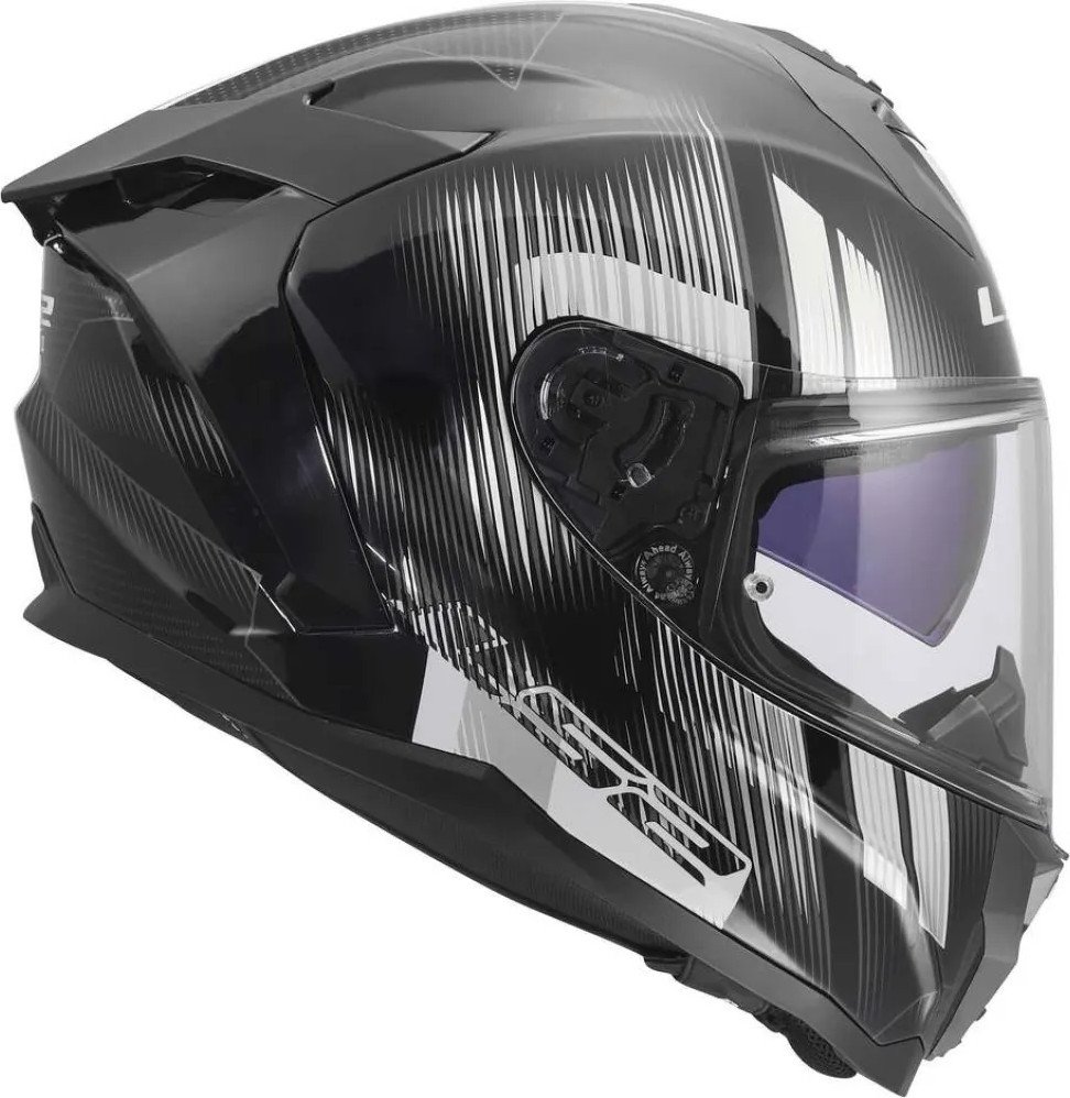 Мотошлем LS2 FF817 Challenger II Nitro (M, черный/серый)