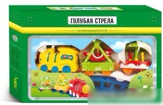 Набор железной дороги Голубая стрела Карусель 87165