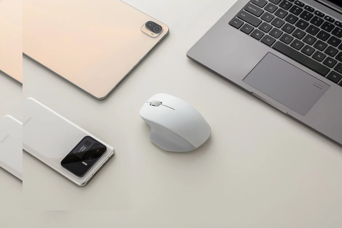 Мышь Xiaomi Wireless Mouse Comfort Edition XMWXSB04YM (белый, международная версия)