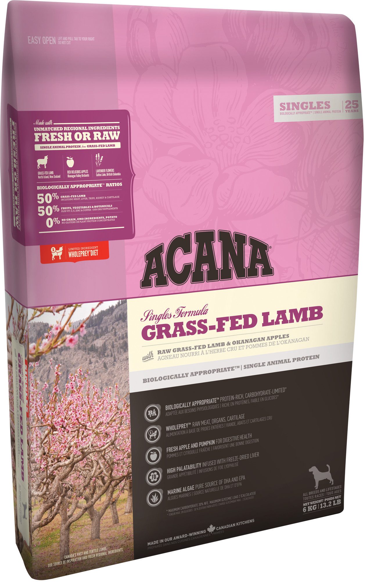 Корм для собак Acana Grass-Fed Lamb 11.4 кг