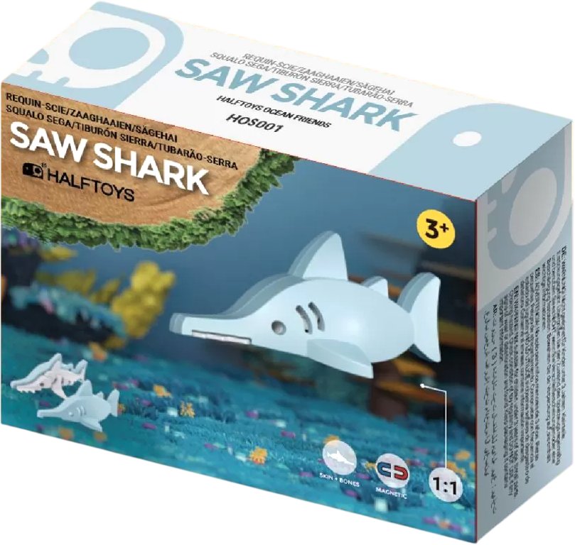Магнитный конструктор Halftoys Ocean Рыба-пила HOS001