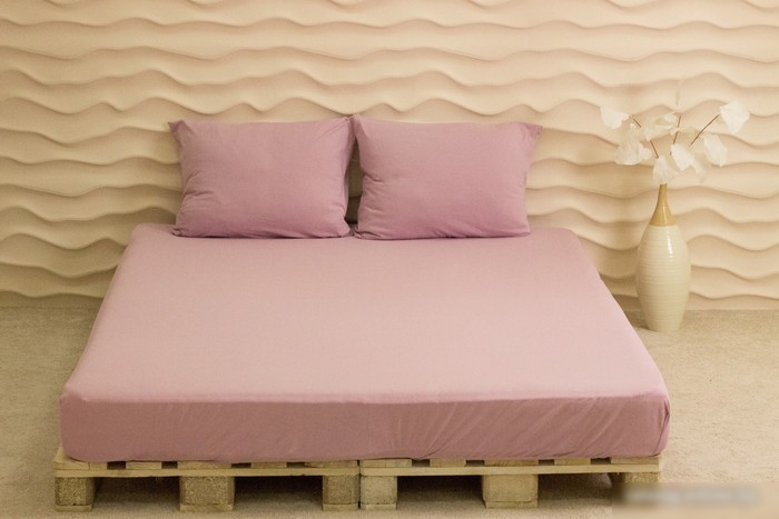 Постельное белье Lilia КПБт-160x200 (розовый)
