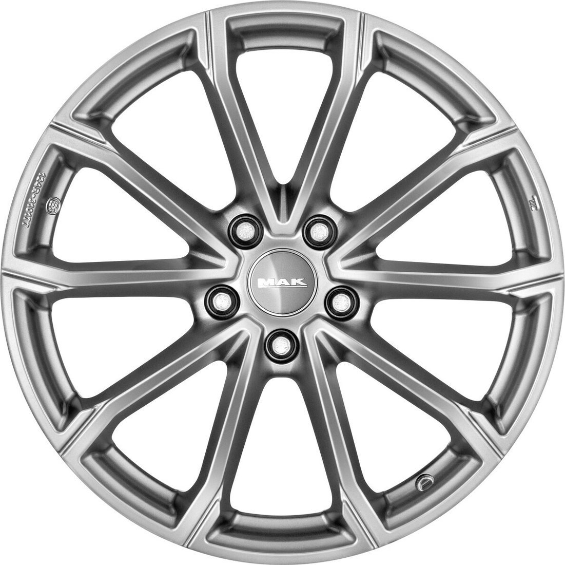Литые диски MAK DaVinci 19x8" 5x108мм DIA 72мм ET 33мм Light Titan
