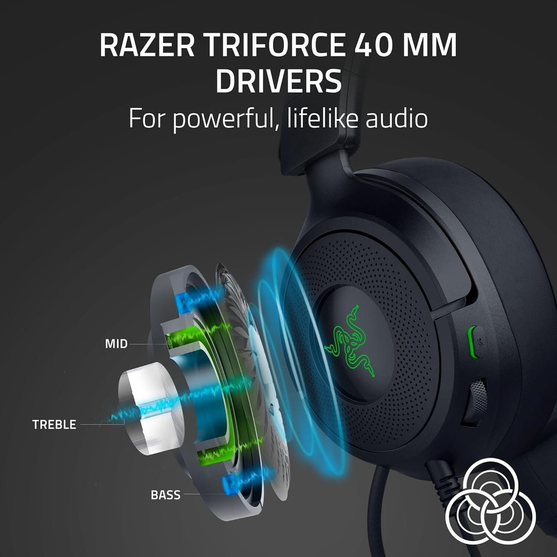 Наушники Razer Kraken Kitty V3 X Pro (черный)