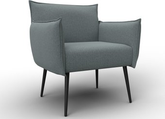 Интерьерное кресло Лига диванов Лига-083 132310 (рогожка амур 07 серый)