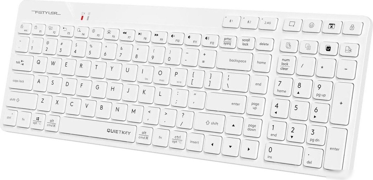 Клавиатура A4Tech Fstyler FBK27C AS (белый)