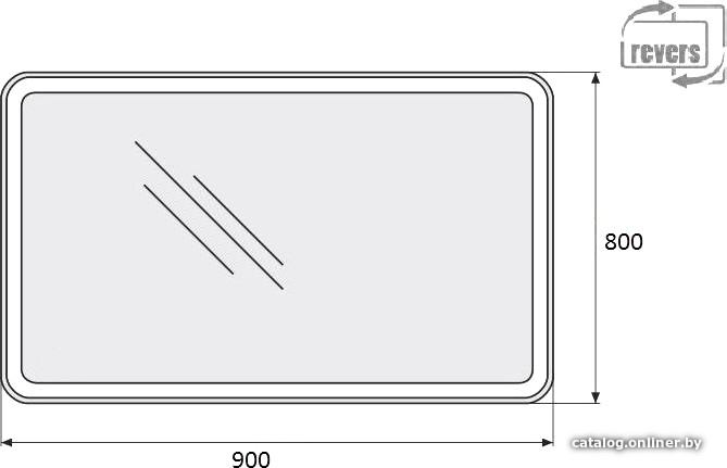 BelBagno Зеркало SPC-MAR-900-800-LED-TCH