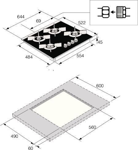 Варочная панель ASKO HG8640BGB1