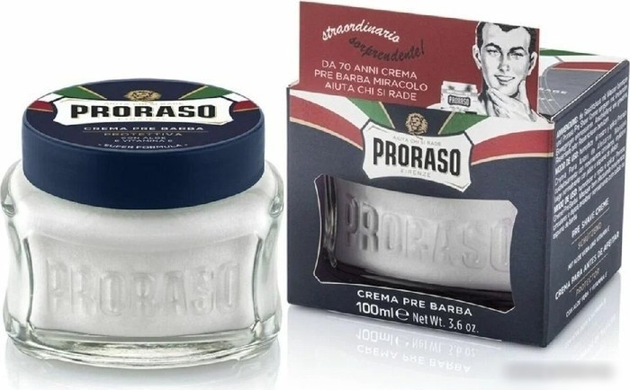 Крем для бритья Proraso Защитный с алоэ и витамином Е 100 мл