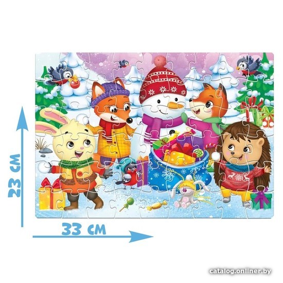 Пазл Puzzle Time Новогодние забавы 4868656 (54 эл)