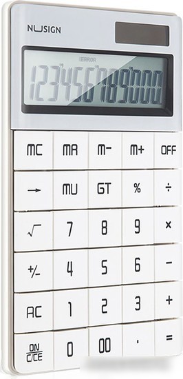 Калькулятор Deli Nusign ENS041 (белый)