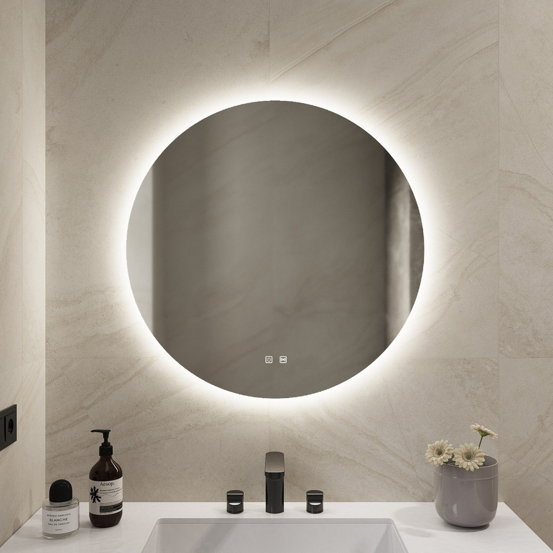 Silver Mirrors Зеркало Саванна-Р D770 LED-00002746