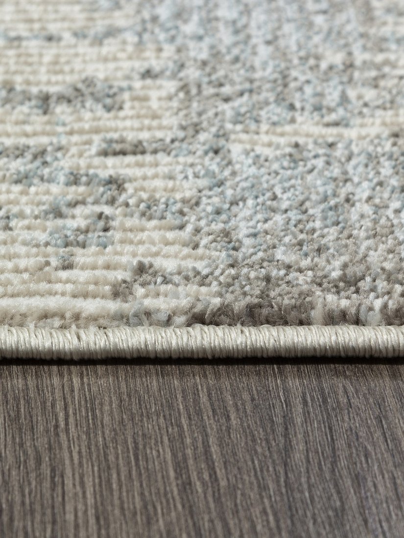 Ковер для жилой комнаты Merinos Naturel F230-OVAL-BEIGE-BLUE (2.5x4)