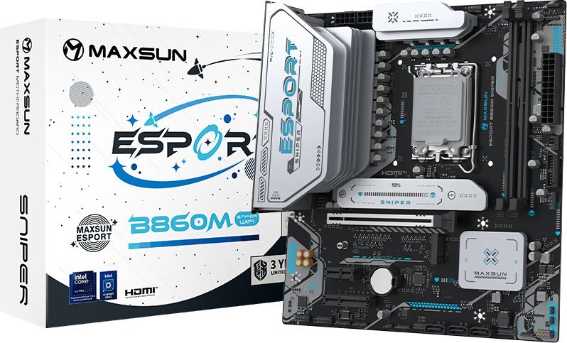 Материнская плата Maxsun eSport B860M Sniper WiFi