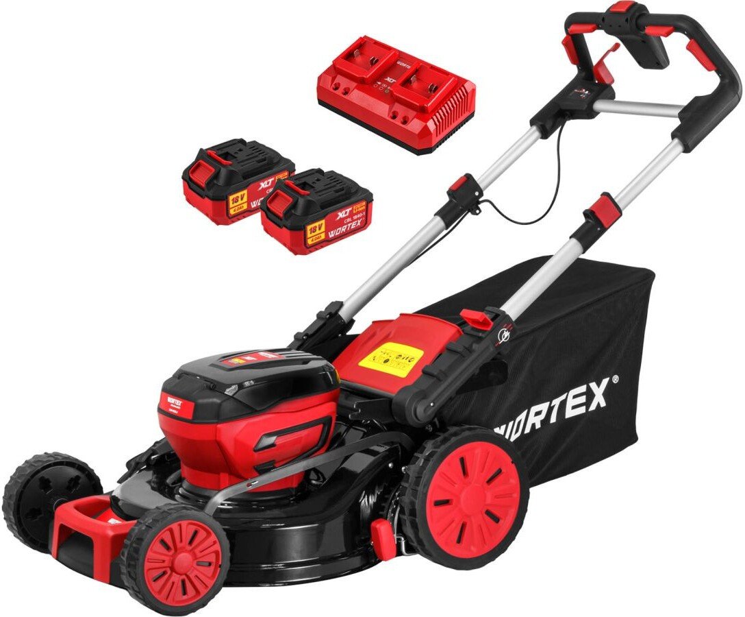 Газонокосилка Wortex CLM 4536-2 XLT Set 2334122 (с 2-мя АКБ)