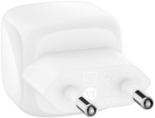 Сетевое зарядное Belkin WCA008KQ1MWH-B6 USB Type-С (белый)