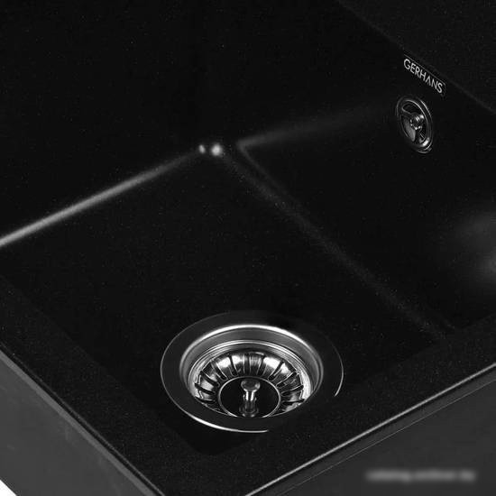 Кухонная мойка Gerhans В19 (оникс)