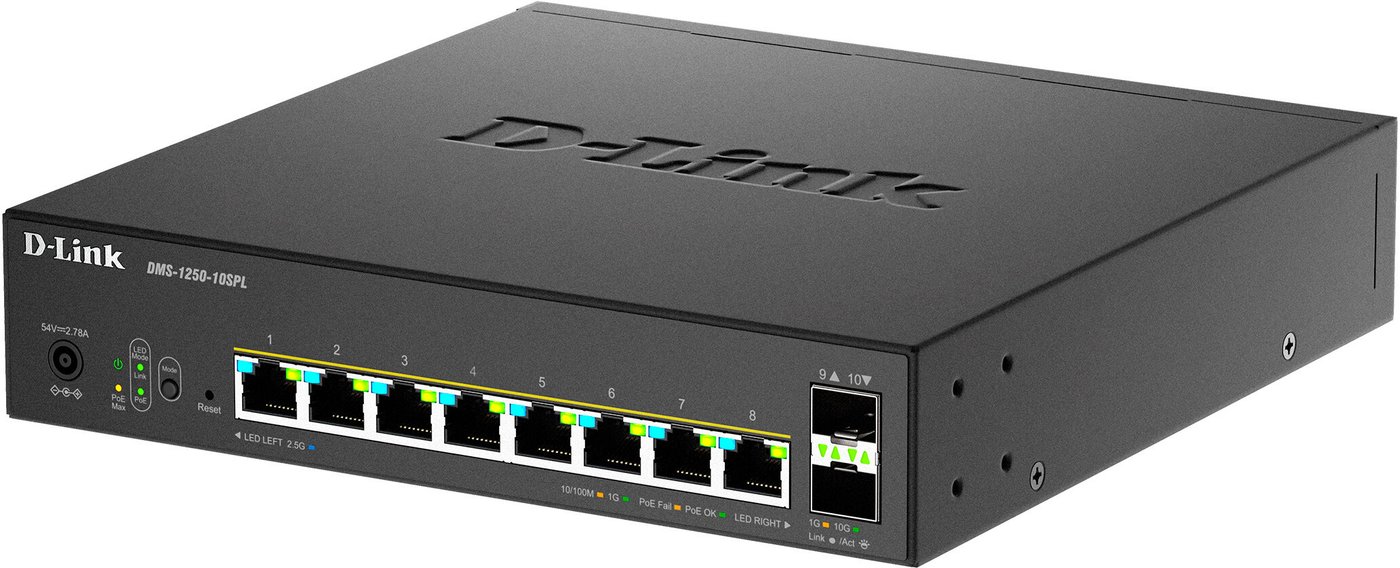 Управляемый коммутатор 2-го уровня D-Link DMS-1250-10SPL
