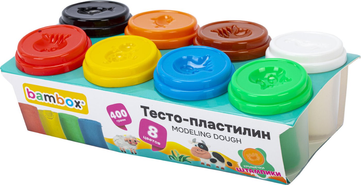 Набор для лепки BamBox Тесто. Супер пластичное 107248 (8 цв)