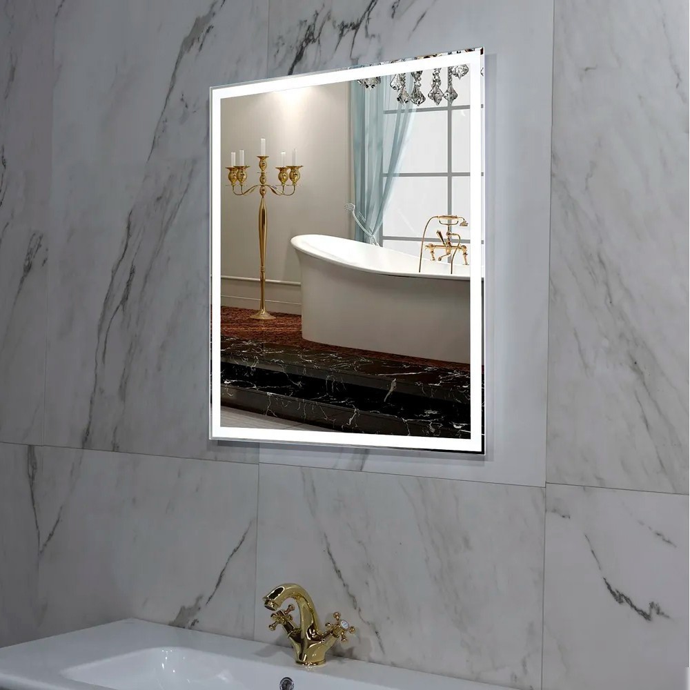 Пекам Зеркало Greta 70x80 greta-70x80B (с подсветкой и бесконтактным сенсором)