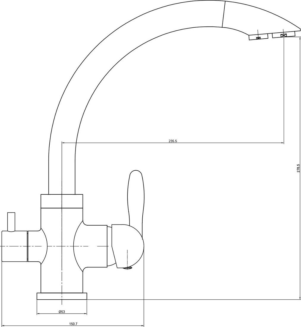 Смеситель Lauter Key 21АМ611931
