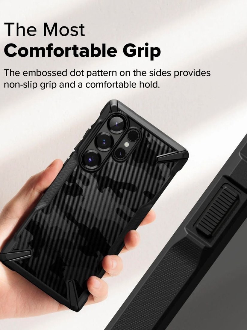Чехол для телефона Ringke Fusion X для Galaxy S25 Ultra Camo Black