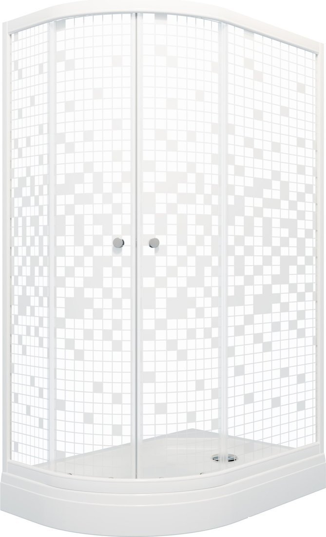 Душевой уголок Triton Коралл А Мозаика 120x80 R